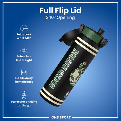 NBA x Ion8 Sports, Recyclon, Milwaukee Bucks, 500ml (18oz)