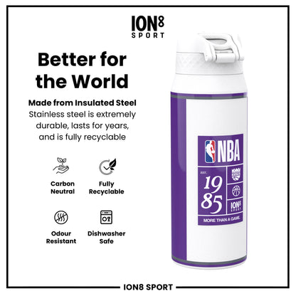 NBA x Ion8 Sports, Insulated Bottle, Sacramento Kings, 750ml (24oz)