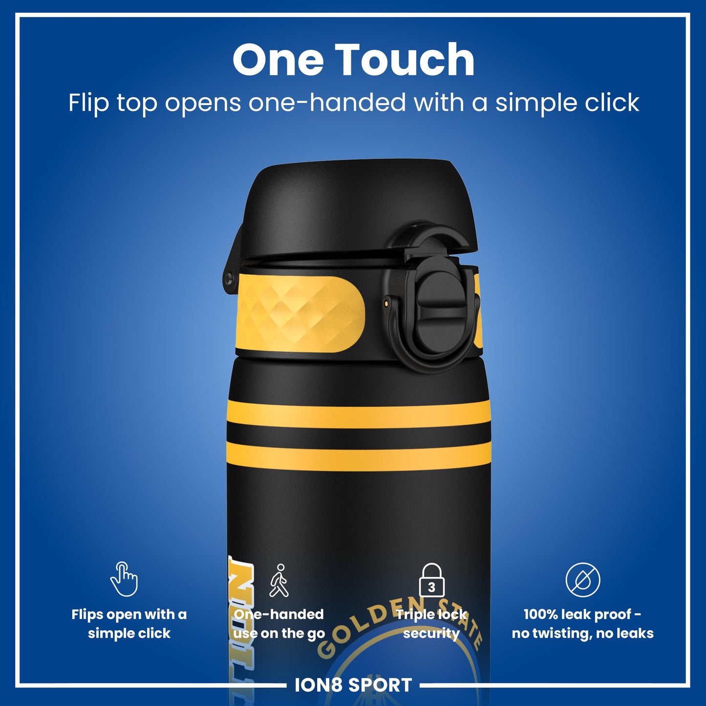 NBA x Ion8 Sports, Recyclon, GS Warriors, 500ml (18oz)