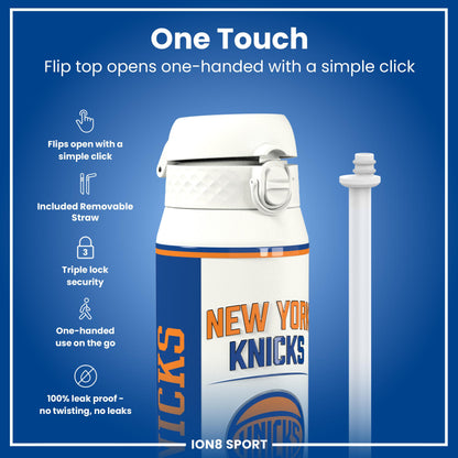 NBA x Ion8 Sports, Insulated Bottle, NY Knicks, 750ml (24oz)