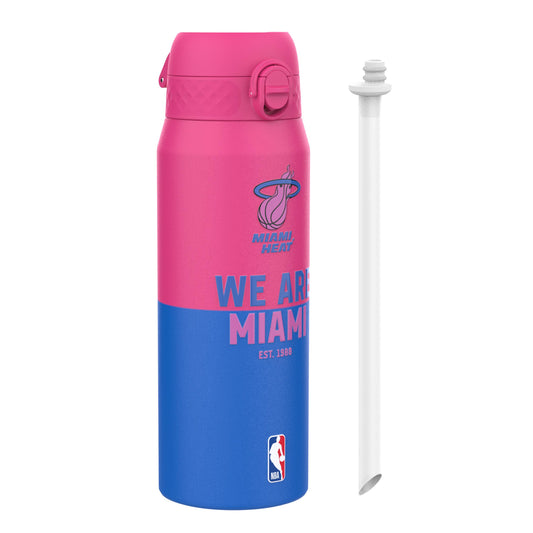 NBA x Ion8 Sports, Insulated Bottle, Miami Heat, 750ml (24oz)