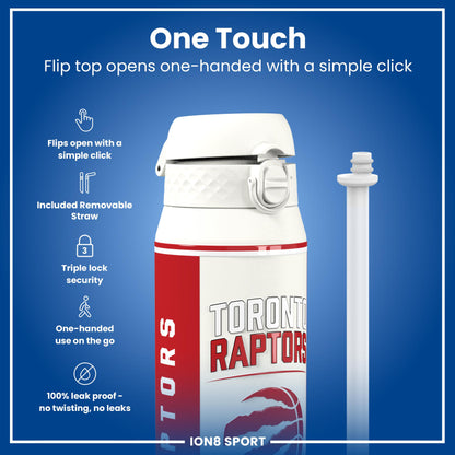 NBA x Ion8 Sports, Insulated Bottle, Toronto Raptors, 750ml (24oz)