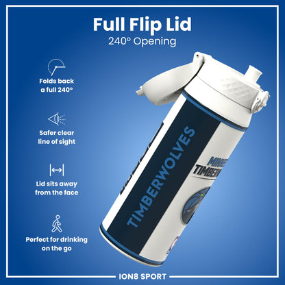 NBA x Ion8 Sports, Insulated Bottle, MN Timberwolves, 750ml (24oz)