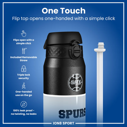 NBA x Ion8 Sports, Insulated Bottle, SA Spurs, 750ml (24oz)