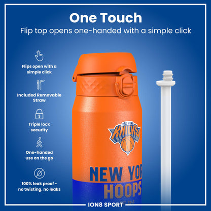 NBA x Ion8 Sports, Insulated Bottle, NY Knicks, 750ml (24oz)