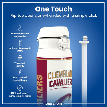 NBA x Ion8 Sports, Insulated Bottle, Cleveland Cavaliers, 750ml (24oz)