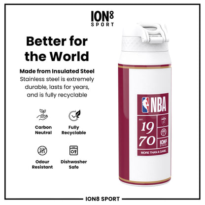 NBA x Ion8 Sports, Insulated Bottle, Cleveland Cavaliers, 750ml (24oz)