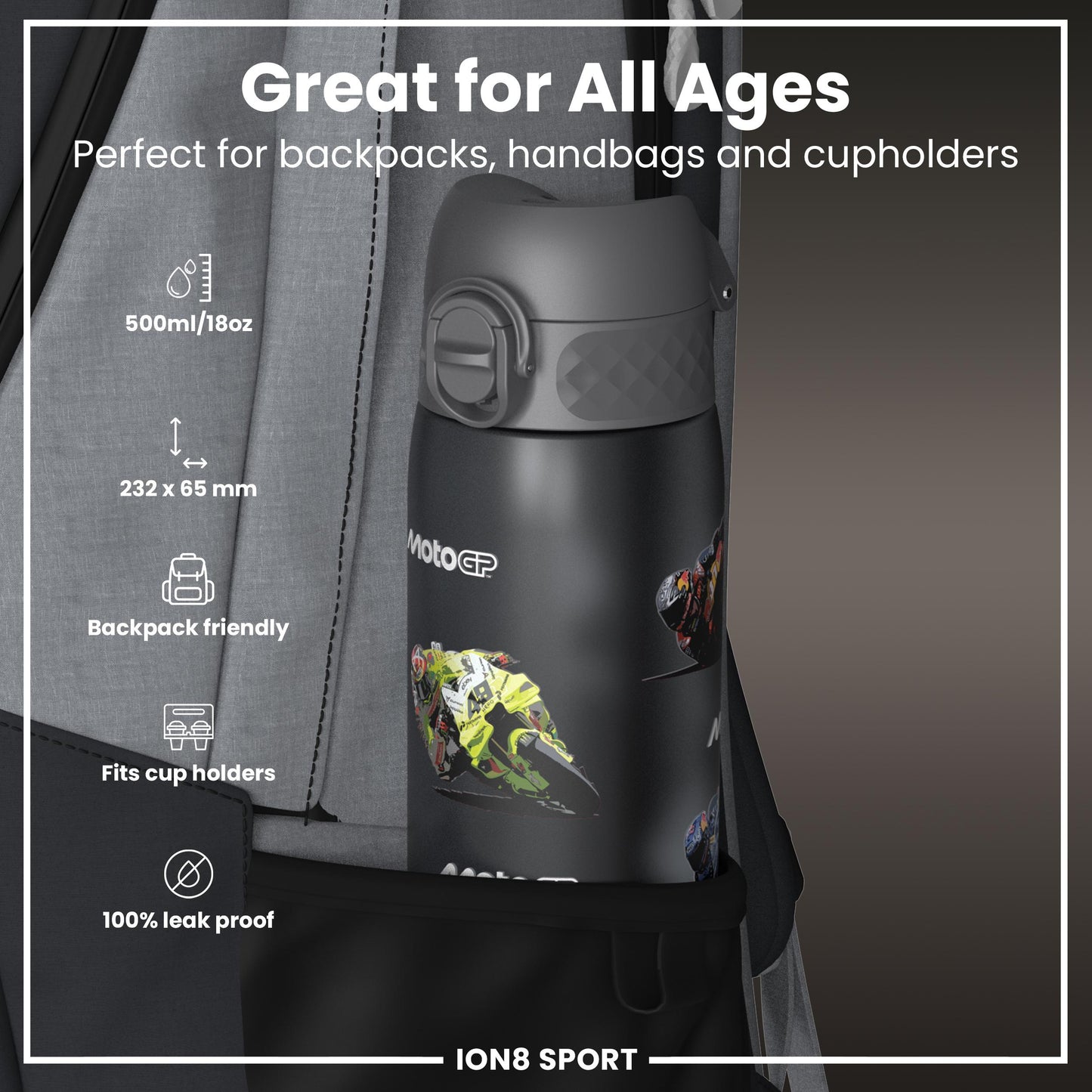 MotoGP x Ion8 Sports, Recyclon, Rider Mix, 500ml (18oz)