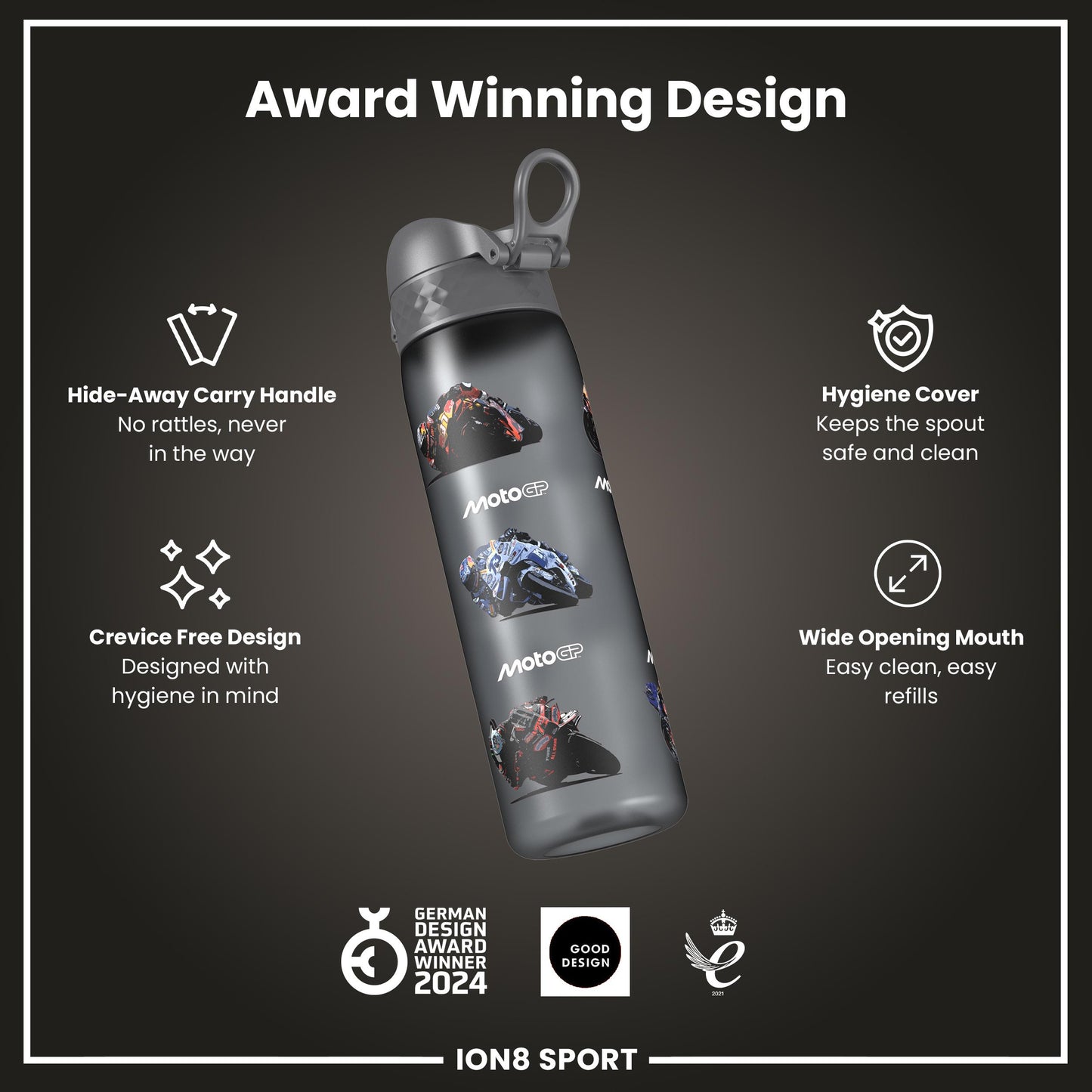 MotoGP x Ion8 Sports, Recyclon, Rider Mix, 500ml (18oz)