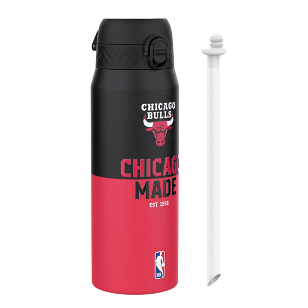 NBA x ION8, Insulated Steel Bottle, Chicago Bulls, 750ml (24oz)