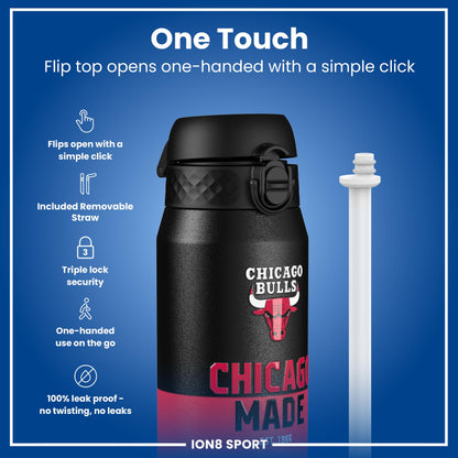 NBA x Ion8 Sports, Insulated Bottle, Chicago Bulls, 750ml (24oz)
