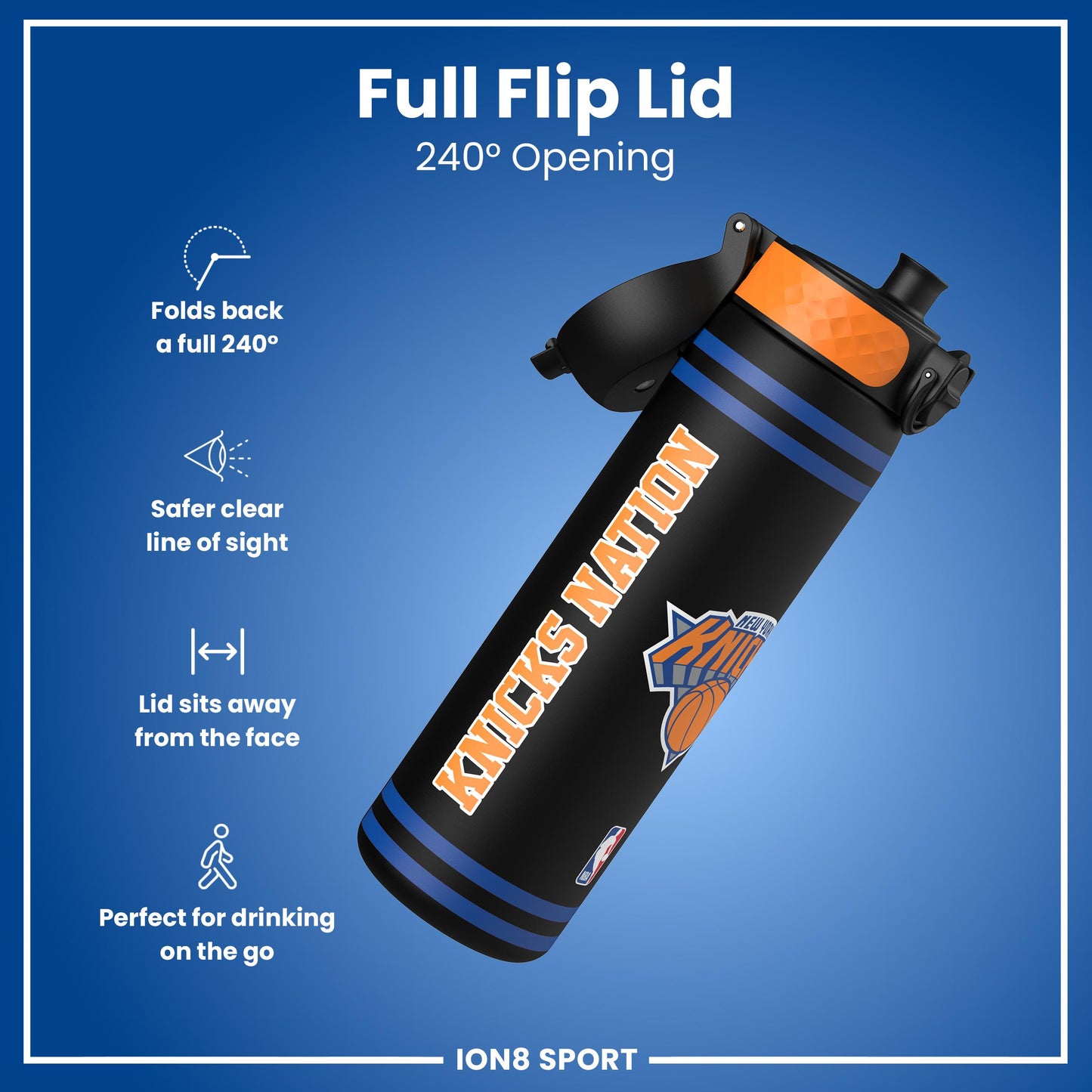 NBA x Ion8 Sports, Recyclon, NY Knicks, 500ml (18oz)