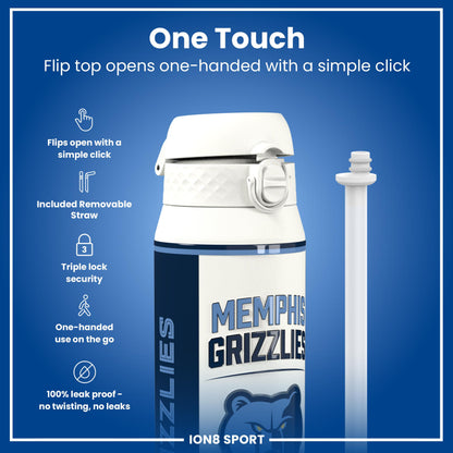 NBA x Ion8 Sports, Insulated Bottle, Memphis Grizzlies, 750ml (24oz)