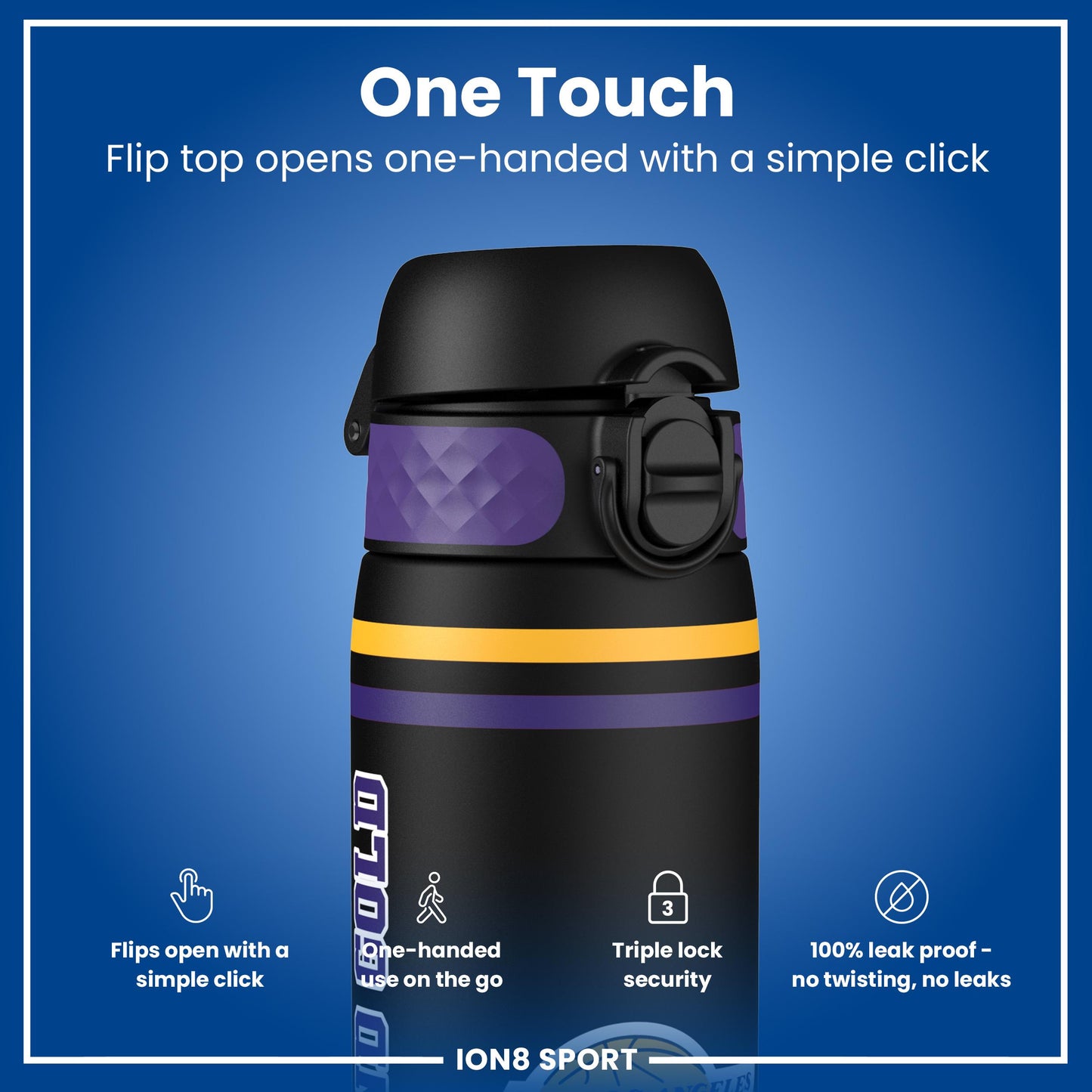 NBA x Ion8 Sports, Recyclon, LA Lakers, 500ml (18oz)