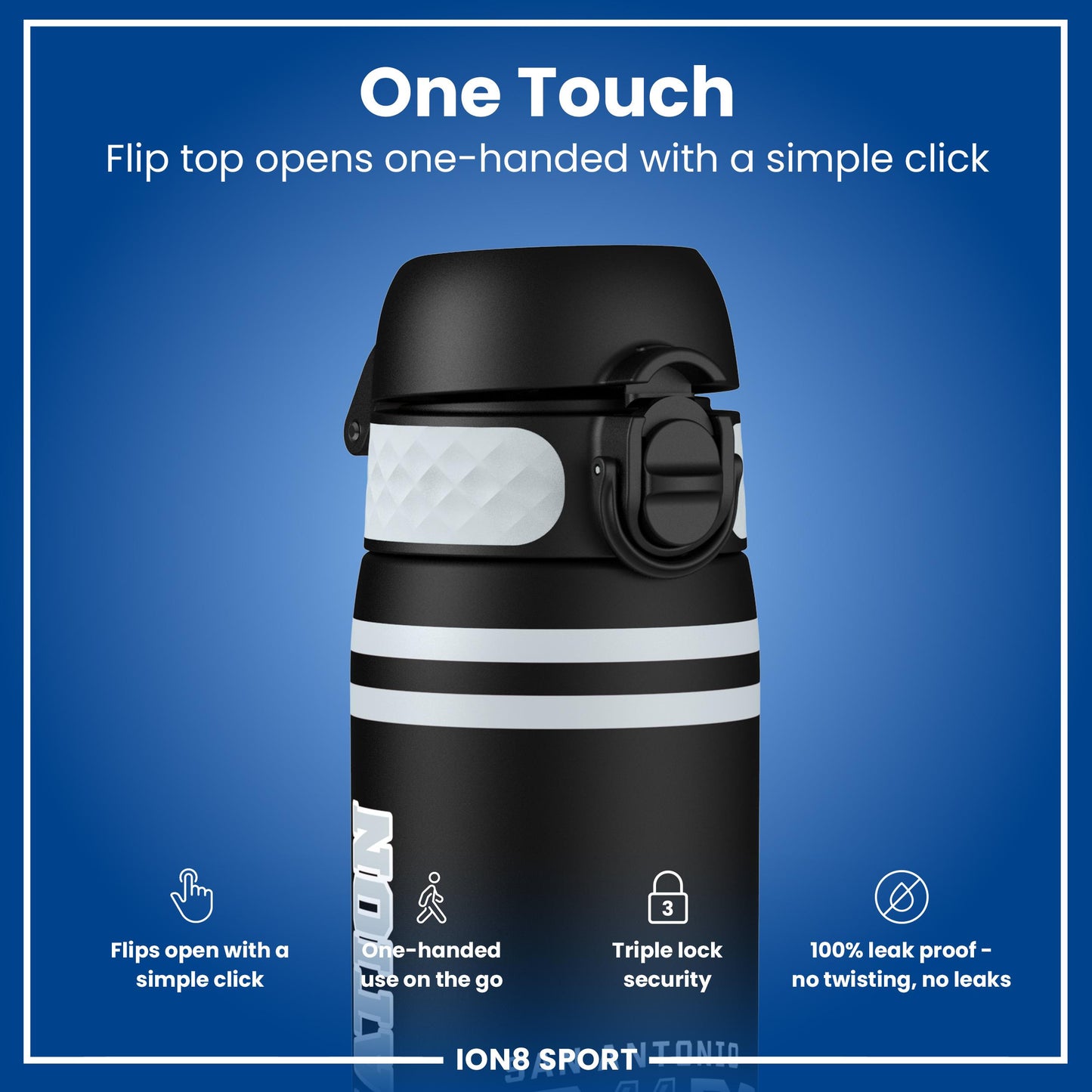 NBA x Ion8 Sports, Recyclon, SA Spurs, 500ml (18oz)