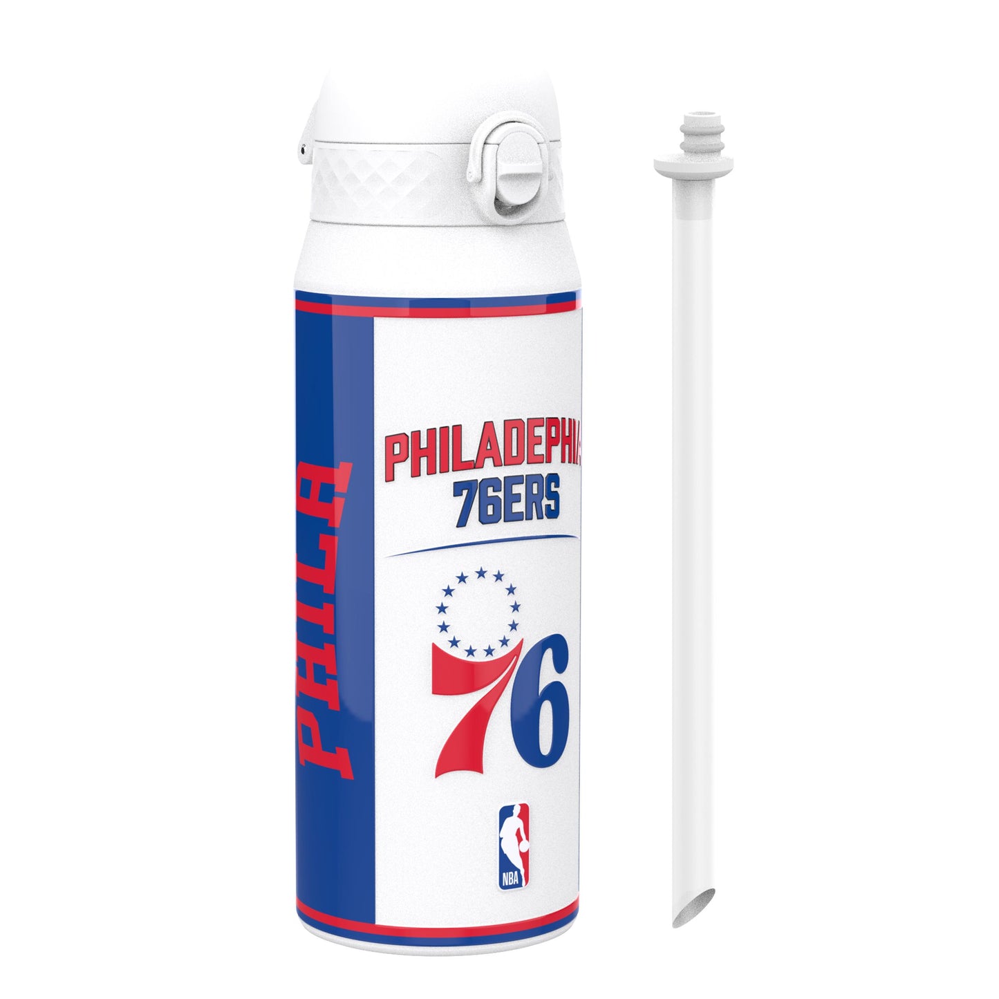 NBA x Ion8 Sports, Insulated Bottle, Philadelphia 76ers, 750ml (24oz)