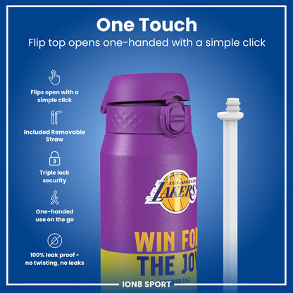 NBA x Ion8 Sports, Insulated Bottle, LA Lakers, 750ml (24oz)