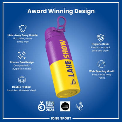 NBA x Ion8 Sports, Insulated Bottle, LA Lakers, 750ml (24oz)