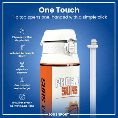 NBA x Ion8 Sports, Insulated Bottle, Phoenix Suns, 750ml (24oz)