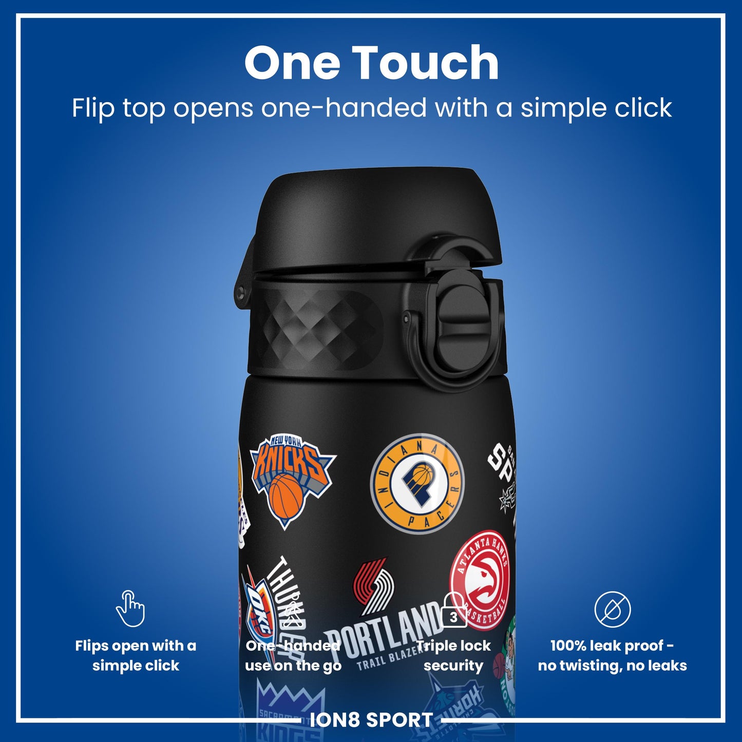 NBA x Ion8 Sports, Recyclon, Multi Teams, 500ml (18oz)