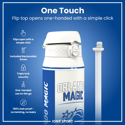 NBA x Ion8 Sports, Insulated Bottle, Orlando Magic, 750ml (24oz)