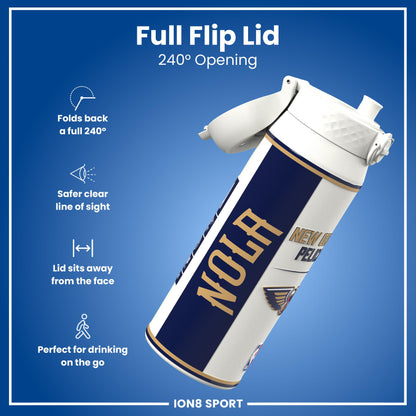 NBA x Ion8 Sports, Insulated Bottle, NOLA Pelicans, 750ml (24oz)