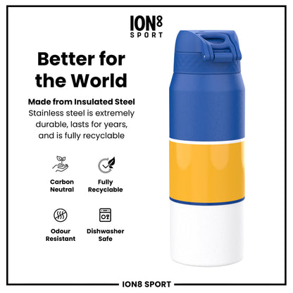 NBA x Ion8 Sports, Insulated Bottle, GS Warriors, 750ml (24oz)