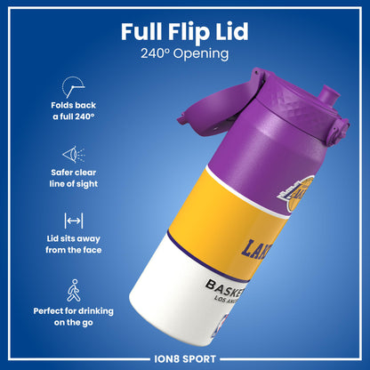 NBA x Ion8 Sports, Insulated Bottle, LA Lakers, 750ml (24oz)