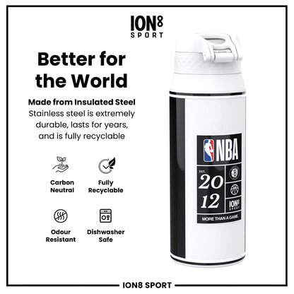 NBA x Ion8 Sports, Insulated Bottle, Brooklyn Nets, 750ml (24oz)