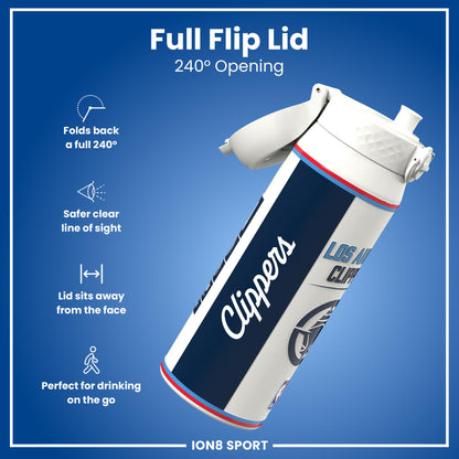 NBA x Ion8 Sports, Insulated Bottle, LA Clippers, 750ml (24oz)