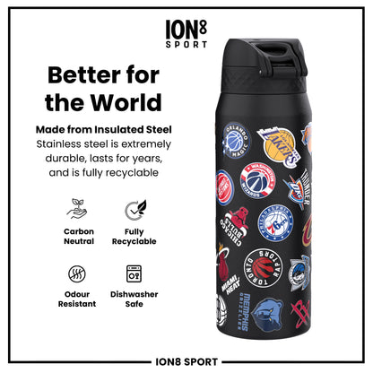 NBA x Ion8 Sports, Insulated Bottle, Multi Teams, 750ml (24oz)