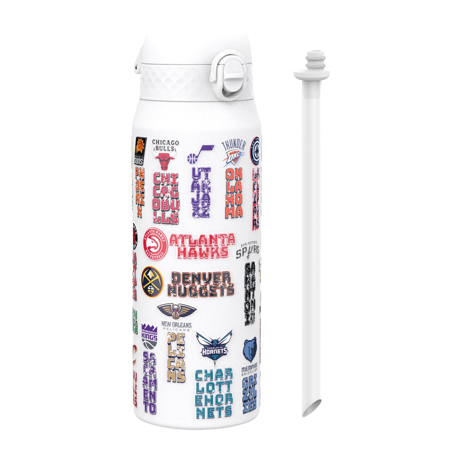 NBA x Ion8 Sports, Insulated Bottle, Patch Logos, 750ml (24oz)