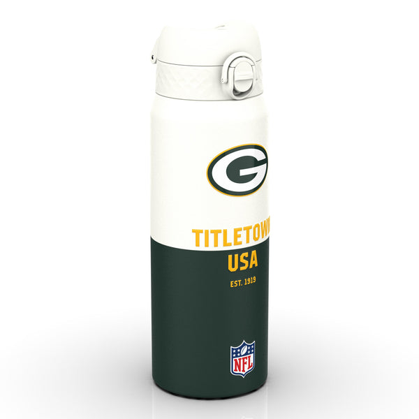 NFL x Ion8 Sports, Insulated Bottle, 50 Series, Green Bay Packers, 750ml (24oz)