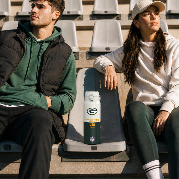 NFL x Ion8 Sports, Insulated Bottle, 50 Series, Green Bay Packers, 750ml (24oz)