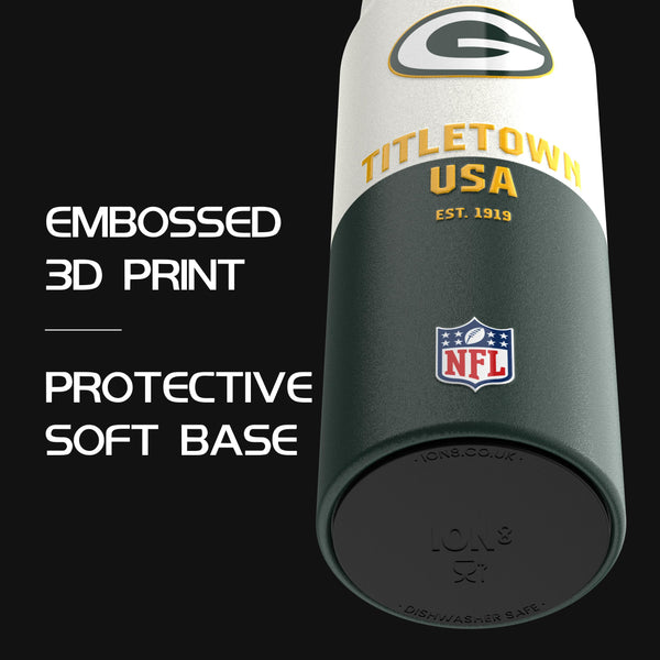 NFL x Ion8 Sports, Insulated Bottle, 50 Series, Green Bay Packers, 750ml (24oz)