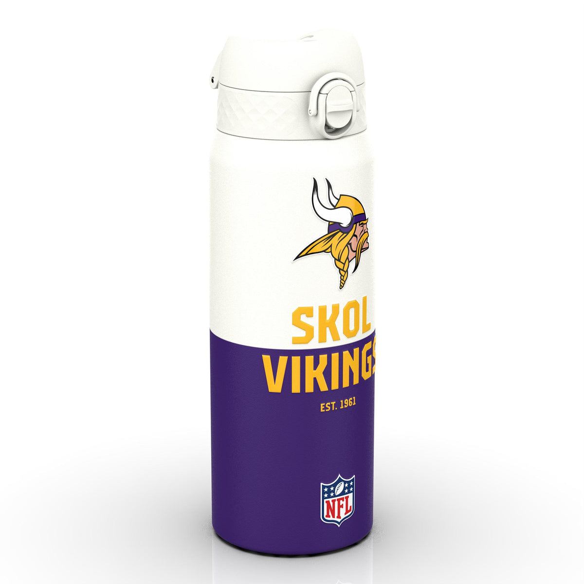 NFL x Ion8 Sports, Insulated Bottle, 50 Series, Minnesota Vikings, 750ml (24oz)
