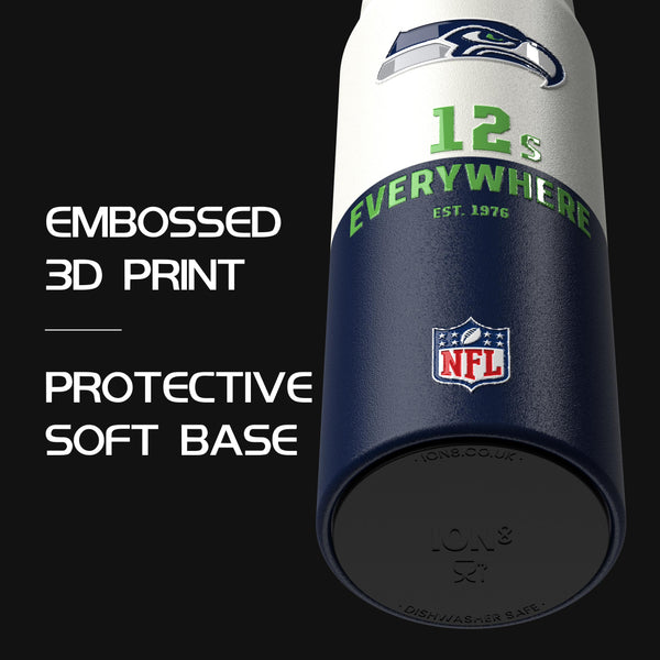 NFL x Ion8 Sports, Insulated Bottle, 50 Series, Seattle Seahawks, 750ml (24oz)