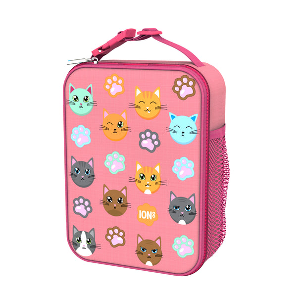 Kids Lunch Bag, Insulated, Cats, Medium