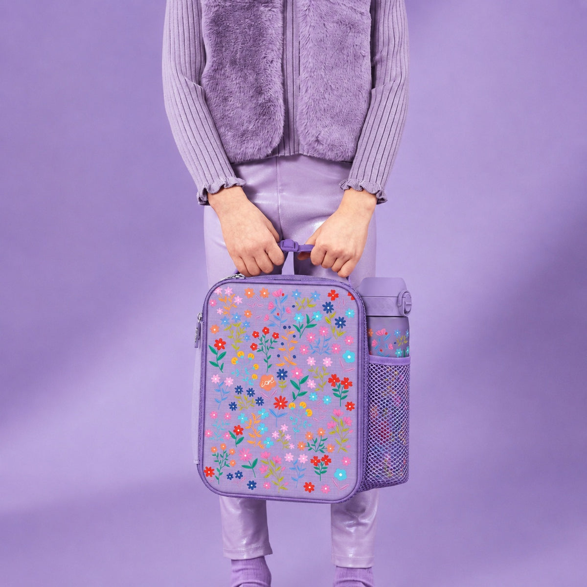Kids Lunch Bag, Insulated, Delicate Floral, Medium