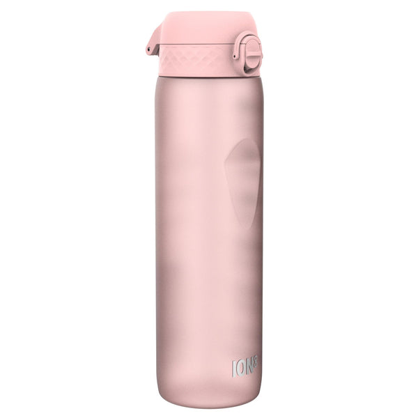 Leak Proof 1 Litre Water Bottle with Times to Drink, Recyclon, Rose, 1L