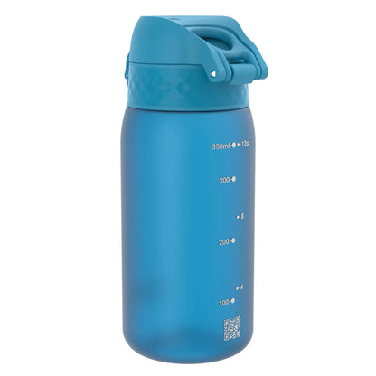 Back View of Ion8 Leak Proof Kids Water Bottle, BPA Free, Blue, 400ml (13oz)