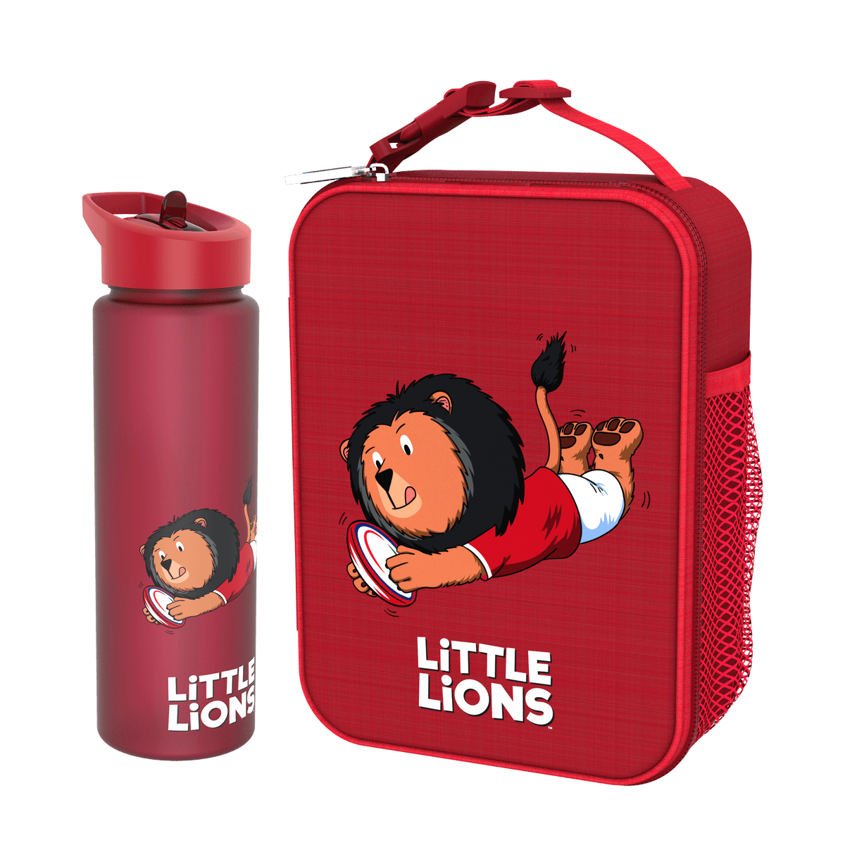 Kids Lunch Bag Bundle, Insulated, Little Lions, Medium