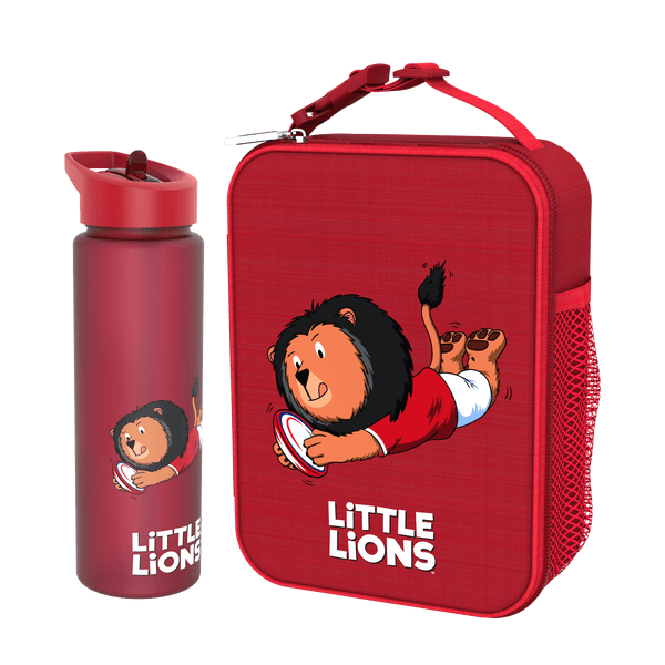 Kids Lunch Bag Bundle, Insulated, Little Lions, Medium