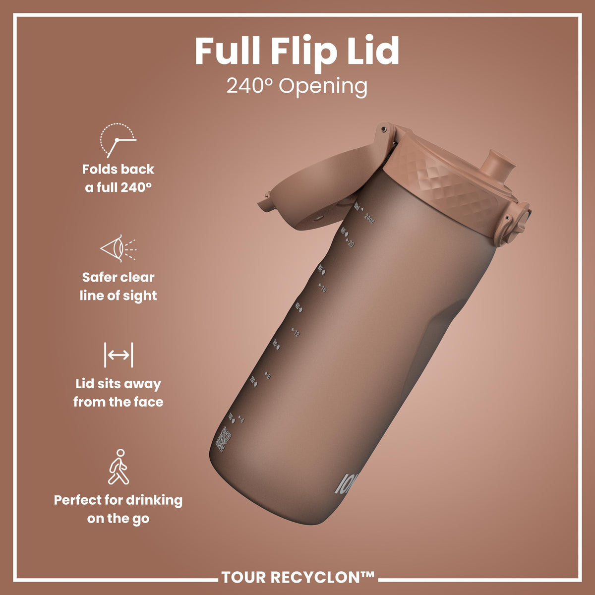 Bottle, Recyclon, Mocha Mousse, 750ml