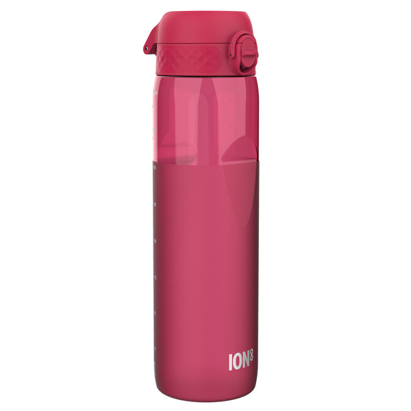 Leak Proof 1 litre Water Bottle, Recyclon, Half-Cut, Magenta, 1L