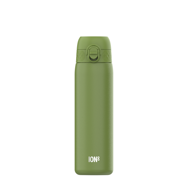 Leak Proof Slim Water Bottle, Personalised, Stainless Steel, 600ml