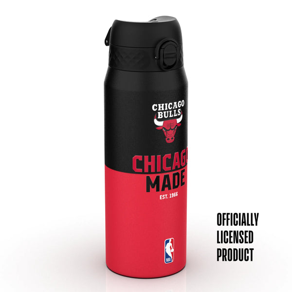 NBA x ION8, Insulated Steel Bottle, Chicago Bulls, 750ml (24oz) — product photo
