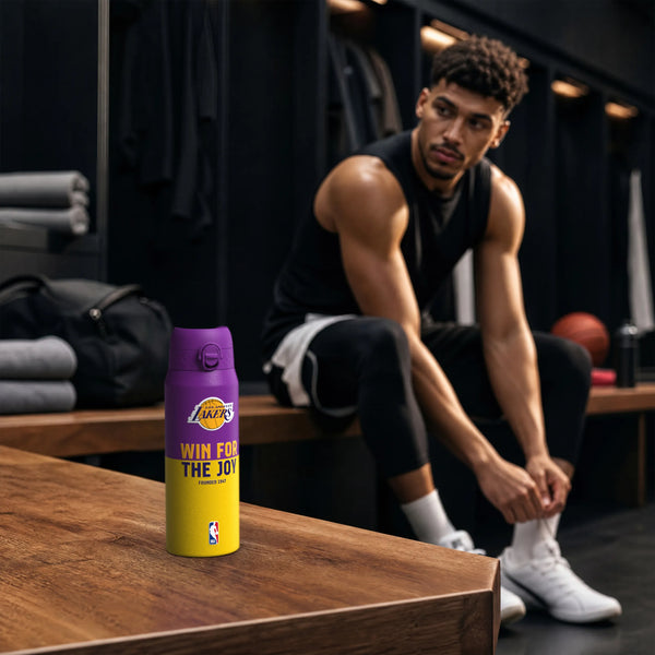 NBA x ION8, Insulated Steel Bottle, LA Lakers, 750ml (24oz) — additional product photo