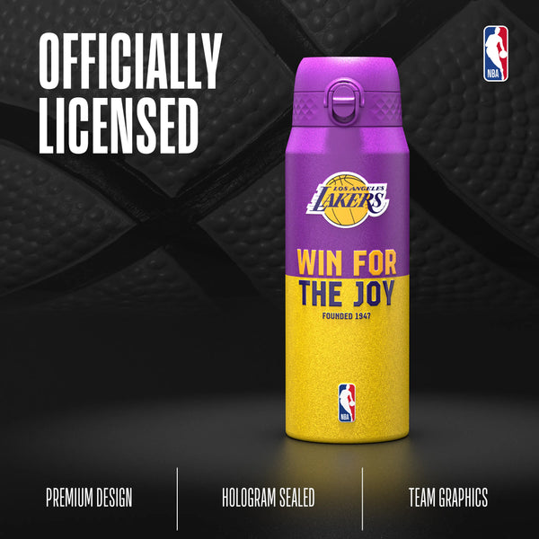 NBA x ION8, Insulated Steel Bottle, LA Lakers, 750ml (24oz) — additional product photo