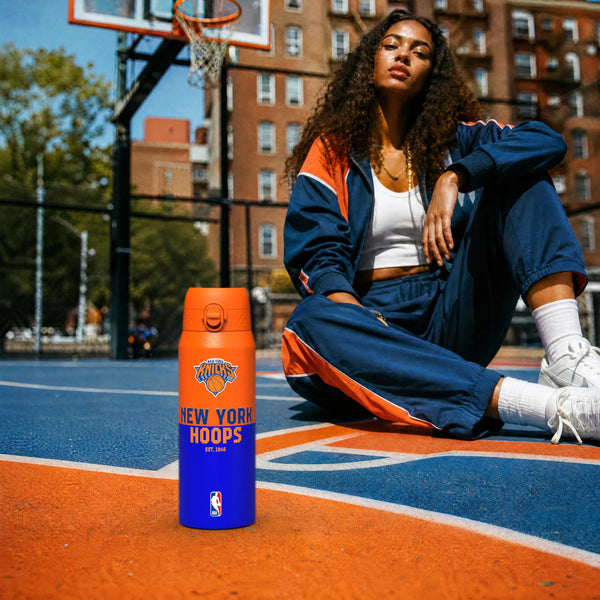 NBA x ION8, Insulated Steel Bottle, NY Knicks, 750ml (24oz) — additional product photo